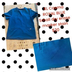 Royal Blue XL Casma Figs Top
